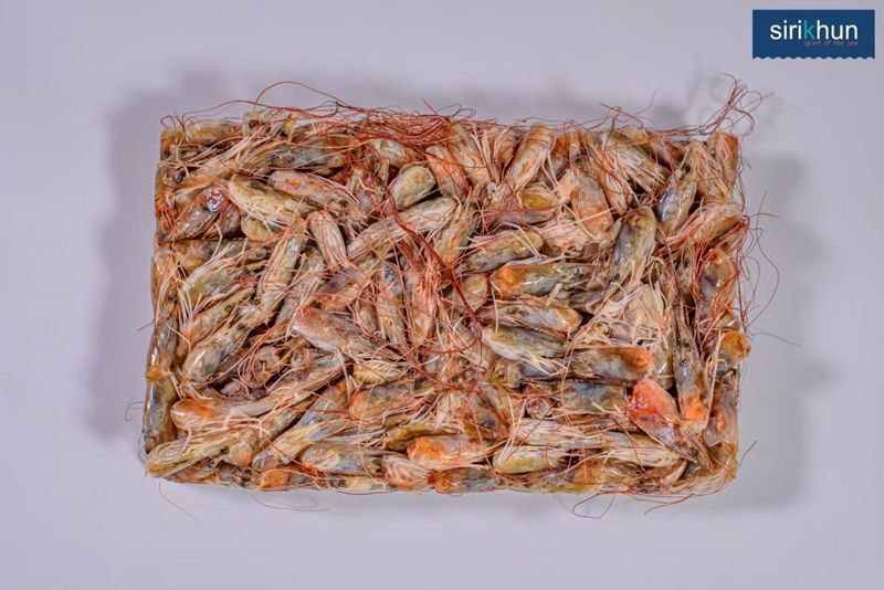 รูปหัวกุ้งอัดบล๊อกทำน้ำซุป